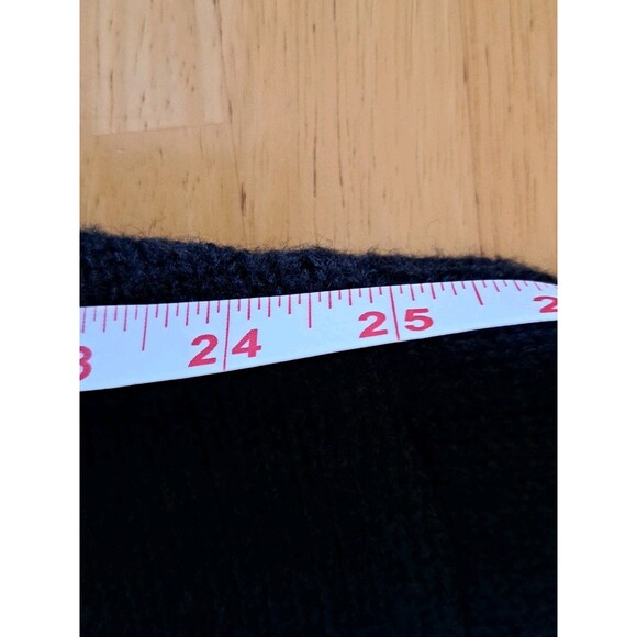 ROMEO & JULIET Couture Black Floral Embroidered Sweater Pullover Size Small - Picture 12 of 13